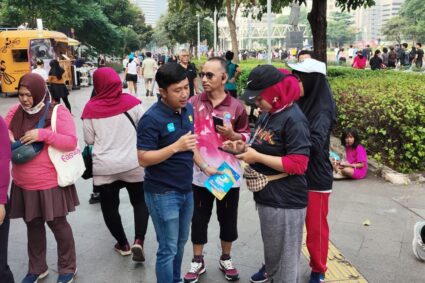 PLN Dekatkan Layanan ke Masyarakat, Promo Tambah Daya 50 Persen Ramaikan Car Free Day Jakarta