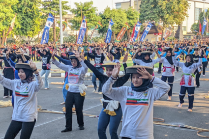 Ratusan Penari Siap Catatkan Tari Lajur Caping Kalo dalam Rekor MURI