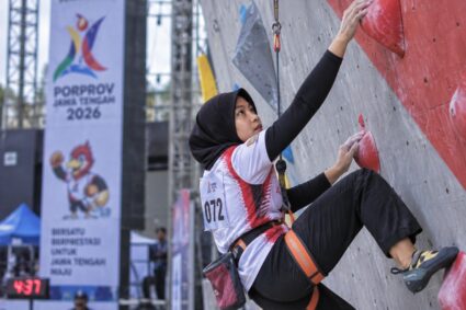 Fasilitas Terbatas Tak Jadi Penghalang, Panjat Tebing Kudus Bidik Emas di Porprov Jateng 2026